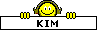 Smiley met naambordje Kim